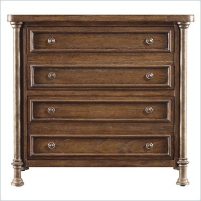 Stanley Furniture European Farmhouse Patron's Cabinet in Blond