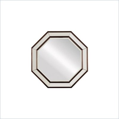 Stanley Furniture Hudson Street Dark Espresso Octagonal Mirror