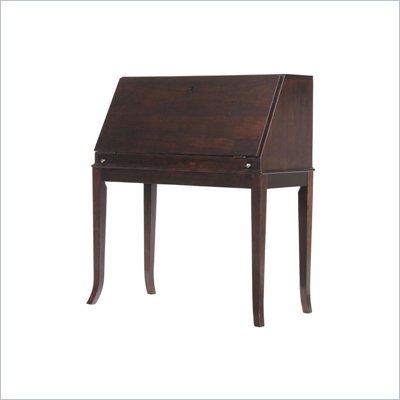 Stanley Furniture Hudson Street Mercantile Drop Front Wood Desk in Dark Espresso