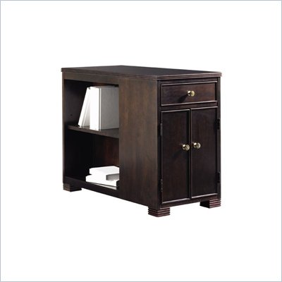 Stanley Furniture Hudson Street Dark Espresso Boulevard Bookcase End Table with Storage