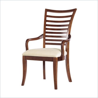 Stanley Furniture Hudson Street  Fabric Arm Chair in Warm Cocoa Finish (Set of 2)