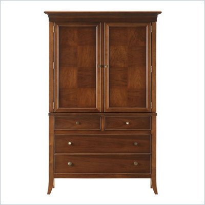 Stanley Furniture Hudson Street Warm Cocoa Door Chest w/ Light Distressing