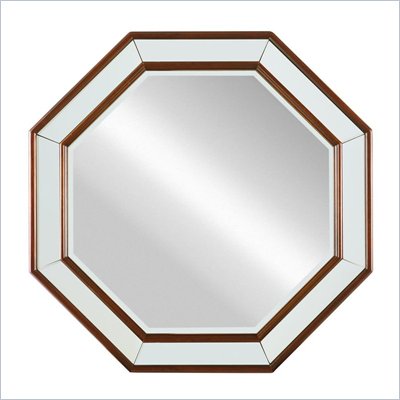 Stanley Furniture Hudson Street Warm Cocoa Octagonal Mirror