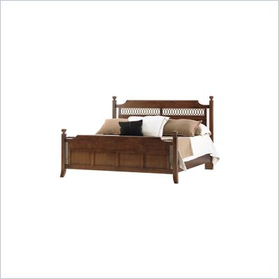 Stanley Furniture Hudson Street Panel Bed in Warm Cocoa Finish