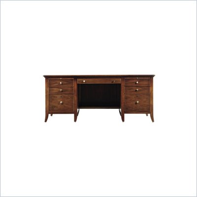 Stanley Furniture Hudson Street Warm Cocoa Executive Desk