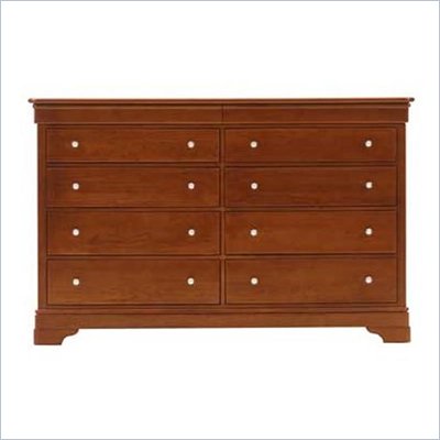 Stanley Furniture Louis Louis Dresser and Mirror Set in Grand Marnier