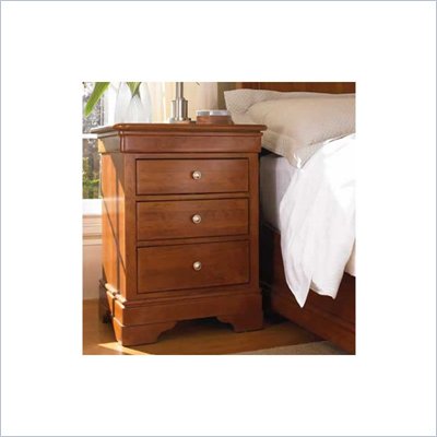Stanley Furniture Louis Louis Cherry Night Stand in Grande Marnier Finish