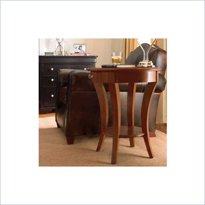 Stanley Furniture Louis Louis Martini Cherry End Table in Grande Marnier Finish