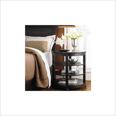 Stanley Furniture Louis Louis Black Opal Looking Glass Night Stand