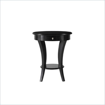 Stanley Furniture Louis Louis Black Opal Round Martini End Table