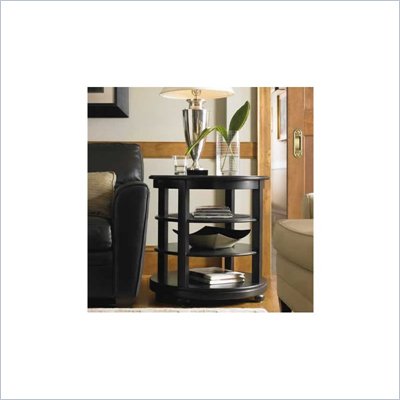 Stanley Furniture Louis Louis Black Opal Looking Glass Birch End Table