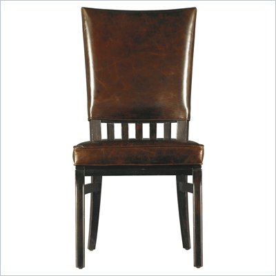 Stanley Furniture Modern Craftsman Morris School Side Chair in Mink