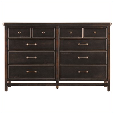Stanley Furniture Modern Craftsman Cabinetmaker's Dresser in Mink