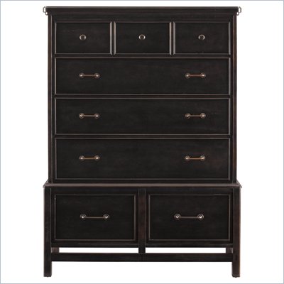 Stanley Furniture Modern Craftsman Cabinetmaker's Drawer Chest in Mink