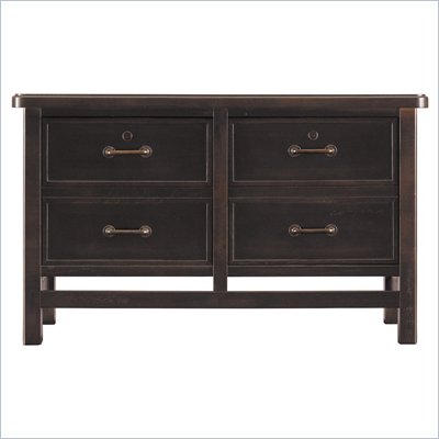 Stanley Furniture Modern Craftsman Founder's Cabinet in Mink