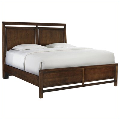 Stanley Furniture Modern Craftsman Cabinetmaker's Panel Bed 6/6 King
