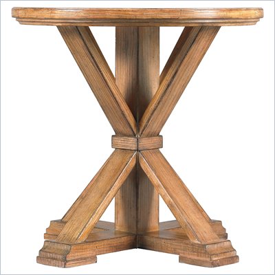Stanley Furniture Modern Craftsman Cross Table in Driftwood
