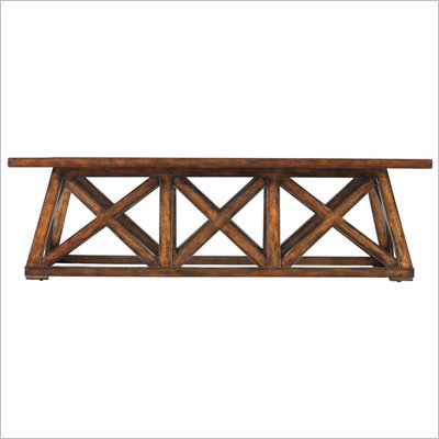 Stanley Furniture Modern Craftsman Manhattan Low Bridge Table