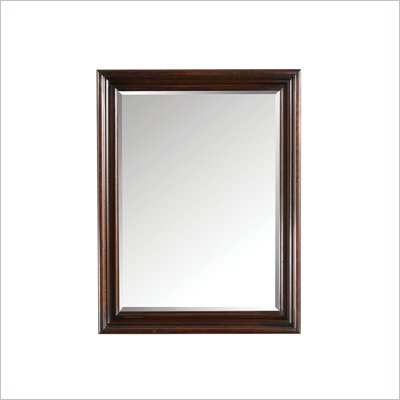 Stanley Furniture British Colonial Landscape Mirror in Dark Shell