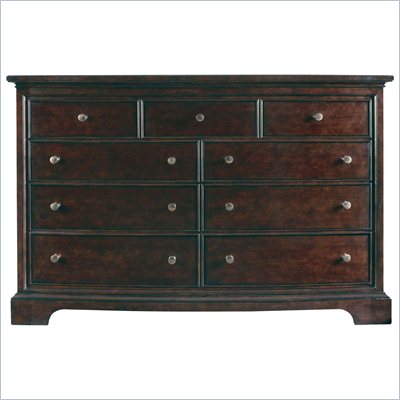 Stanley Furniture Transitional Dresser Polished in Sable