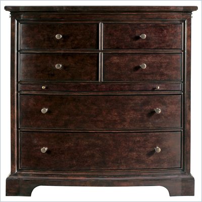 Stanley Furniture Transitional Media Chest Polished in Sable