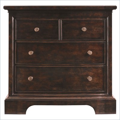 Stanley Furniture Transitional Bachelor's Chest Polished in Sable