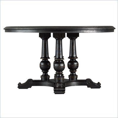 Stanley Furniture Portfolio Rustica Dining 54" Round Table in Raven