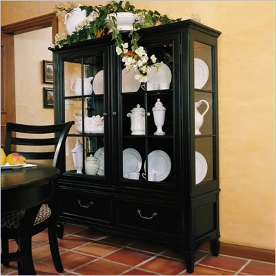 Stanley Furniture Portofino Basque Black Display Cabinet