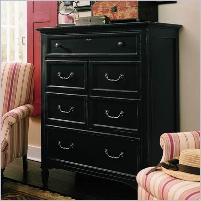 Stanley Furniture Portofino 6 Drawer Chest in Basque Black Finish
