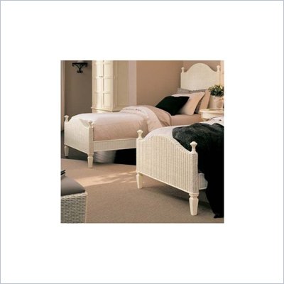 Stanley Furniture Portofino Ivory Twin Wicker Bed