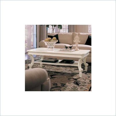 Stanley Furniture Portofino Ivory Rectangular Wood Cocktail Table