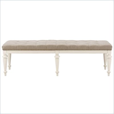 Stanley Furniture Shelter Island Bed End Bench in Piano Key