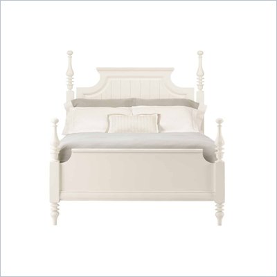 Stanley Furniture Shelter Island Hampton Poster Bed in Piano Key Finish
