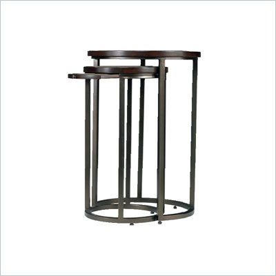 Stanley Furniture Signatures Continuum Round Metal Nesting Tables