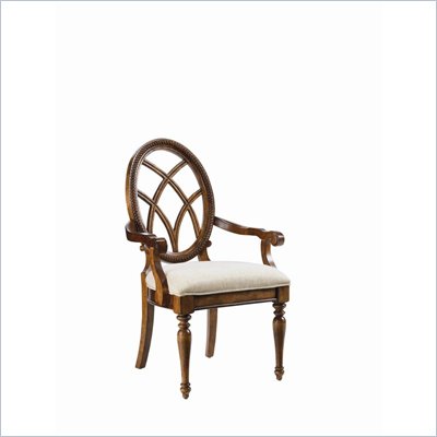 Stanley Furniture Sunset Key Oval Back Arm Chair