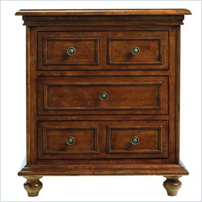 Stanley Furniture Sunset Key Chairside Chest in Distressed Birch Rum Finish