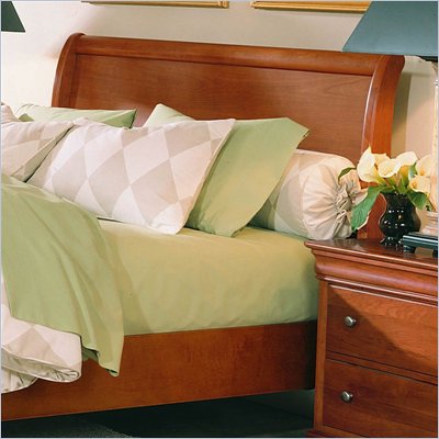 Stanley Furniture Translation Sleigh Bed Headboard in Cherry Finish