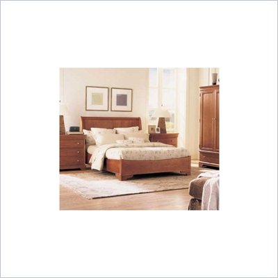Stanley Furniture Translation Low Profile Sleigh Bed in Cherry Finish
