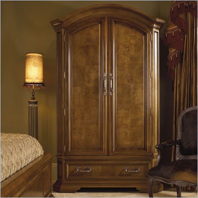 Stanley Furniture Tre Venti Oak Grande Palazzo TV/Wardrobe Armoire in Caramel