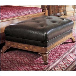 American Drew Bob Mackie Home Classics Bed End Bench in Burnished Nutmeg Finish Best Price