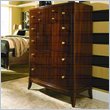 ADD TO YOUR SET: American Drew Bob Mackie Home Signature 8 Drawer Chest in Rosewood Finish