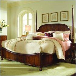American Drew Bob Mackie Signature Poster Bed in Rosewood Finish-King