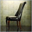 ADD TO YOUR SET: American Drew Bob Mackie Signature Leather Upholstered Formal Side Chair
