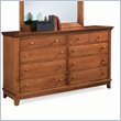 ADD TO YOUR SET: American Drew Sterling Pointe 8 Drawer Double Dresser in Cherry