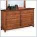 American Drew Sterling Pointe Double Dresser in Cherry