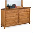 ADD TO YOUR SET: American Drew Sterling Pointe 8 Drawer Double Dresser in Maple Finish