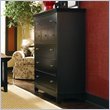 ADD TO YOUR SET: American Drew Sterling Pointe 5 Drawer Chest in Black Finish