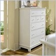 ADD TO YOUR SET: American Drew Sterling Pointe 5 Drawer Chest in Off-White Finish