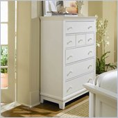 American Drew Sterling Pointe 5 Drawer Chest in Off-White Finish