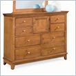 ADD TO YOUR SET: American Drew Sterling Pointe 8 Drawer Double Dresser in Maple Finish